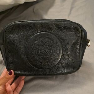 Coach Black Leather Crossbody Bag